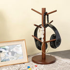 MyLifeUNIT Mug Holder Tree, Coffee Cup Holder with 6 Hooks (Brown)