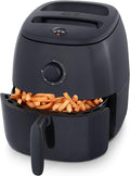 Dash Tasti-Crisp™ Air Fryer - AirCrisp® Technology - Compact Design with Adjustable Temperature Control - Nonstick Fry Basket & Auto Shut-Off Feature - 6 Quarts - Black