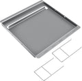 Hisencn 19.8" x 19.3" Griddle Inserts for Char-Griller 5050, 3001, 5650, 3030, 3725, King Griller 3008, 5252 – Nonstick Cast Iron Flat Top Griddle Replacement for Chargriller Grill Grates