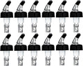 12 Pack Measured Liquor Pour Spout, Liquor Bottle Pourers, Measure Pour Spout for Liquor Bottles, Bottle Pourers for Alcohol, Shot Pourer Cocktail Liquor Dispenser Bar Bartending Tool -2oz/60ml