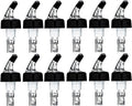 12 Pack Measured Liquor Pour Spout, Liquor Bottle Pourers, Measure Pour Spout for Liquor Bottles, Bottle Pourers for Alcohol, Shot Pourer Cocktail Liquor Dispenser Bar Bartending Tool -1.5oz/45ml