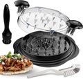 Chicken Shredder Tool Twist – Large Chicken Breast Shredder & Grinder with Meat Tenderizer & Cleaning Brush – BPA-Free, Ergonomic Design for Shredded Chicken, Pulled Pork, Beef & More