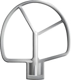 Cuisinart Stand Mixer, 12 Speed, 5.5 Quart Stainless Steel Bowl, Chef’s Whisk, Mixing Paddle, Dough Hook, Splash Guard w/ Pour Spout, White Linen, SM-50NAS, Manual