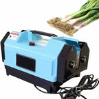 Electric Garlic Root Stem Cutter, Double Head Garlic Top Tails Remover Machine, Cut Beard and Roots