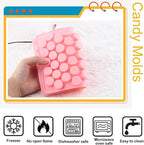 2PCS Round Silicone Candy Molds Mint Column Mold For Hard Candy Gummy Caramels