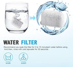 Coffee Maker Water Filter UNIV1CFLTR6PK Replacement For GE Café Carbon Coffee Machine Accessories Water Filter Pod Permanent Filters G7CDABSSTSS,G7CDAASSTSS,C7CDAAS3PD3,C7CDAAS4PW3 (3Pack)