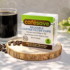 Perfect Pod 1-Stream Cafe Save Reusable K Cup Pod Coffee Filters - Refillable Coffee Pod Capsules with Built-In, Integrated Mesh Strainer for use with Keurig & Select Single Cup Coffee Makers, 4-Pack