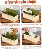 Sushi Making Kit(7Pcs) Square, Round & Heart Shaped Sushi Mold with Spoon & Even Slot for Easy Cutting Plastic Maker for Household, Commercial, Tools Gadget Sets
