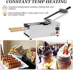 Cake Pop Roller Machine, Chimney Cake Roll Oven Machine 110V 220V Electric Chimney Roll Cake Maker, 2pcs/Time Ice Cream Cone Oven Machine,110V