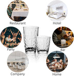 Topsky Reusable Plastic Cups, Shatter Proof Drinking Glasses, Unbreakable Tumblers for Home, Picnic, Party - Dishwasher Safe, Stackable | 10-oz, 16-oz