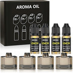 Cocktail Bubble Smoke Gun Accessories, 10 ml, Includes 4 Contains, 4 Aromatic Flavor Oils, Lemon Flavor