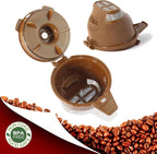 2-Pack Single Serve Ground coffee Brew Basket for Hamiltion FlexBrew Coffee Maker Models 49974 49975 49976 49979 49957 49954 49947 49940 49950 49966 49968 Filter Part, Brown