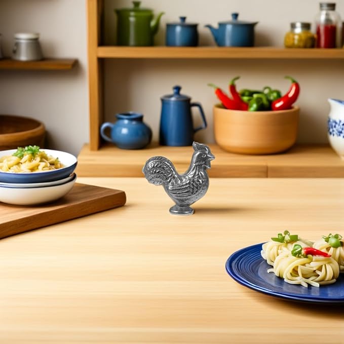 Garneck 2pcs Reusable Cast Iron Chicken Cooking Tool for Natural Iron Supplement for Vegans Athletes Anemia Support Cooking Accessory for Healthy Meals