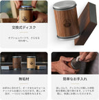 HORL 2 Walnut Rolling Knife Sharpener - Kitchen Knife Sharpener for Razor Sharp Edges - Diamond & Ceramic Knife Sharpening Kit - Professional Rolling Sharpener with 15° & 20° Angles - Made in Germany