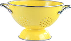 Calypso Basics by Reston Lloyd Powder Coated Enameled Colander, 1.5 Quart, Lemon