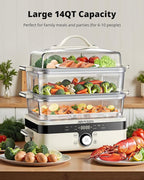 AIRMSEN Steaming Rack for TL-1230 Glass Electric Steamer for Cooking