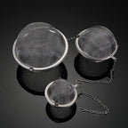 2PCS Premium Tea Infusers for Loose Leaf Tea - Upgraded Tea Strainers and Tea Balls for Flavoring Herbal Spices and Seasonings