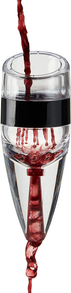 True Reserve Aereo Handheld Wine Aerator for Red and White Wines, Helps Enhance Flavor and Aroma, Home Bar Tools, Bar Cart Accessories, Gifts for Wine Lovers, Hosting Essentials, Set of 1