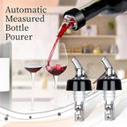 Automatic Measured Bottle Pourer - Quick Shot Spirit Measure Pourer Drinks Wine Cocktail Dispenser Home Bar Tools - 1oz/30ml (4 pack)