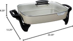 Presto 06856 16-Inch Ceramic Electric Skillet, Grey