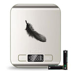 Food Kitchen Scale High-Precision Digital Scale Accurate Weighing for Baking & Cooking Enthusiasts(Silvery & Grayish Green)