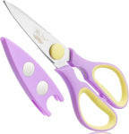 Mr. Pen- All Purpose Kitchen Shears with Protective Sheath, 2pcs, 8 Inch, Dishwasher Safe, Stainless Steel Food Scissors with Micro-Serrated Blades, Soft Grip, Durable Utility Kitchen Shears
