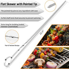 9Pcs Grill Accessories Set, Heavy Duty Stainless Steel BBQ Grill Tools Kit with Storage Bag, Grilling Gifts for Men Dad Him, Professional Barbecue Grill Utensil Set for Outdoor Backyard Camping