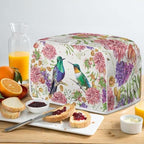 JEOCODY Hummingbird Toaster Cover With Handle - 4 Slice Appliance Cover for Bread Maker, Kitchen Small Appliances, Universal Size Microwave Oven - Dustproof