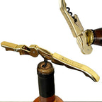 A Bar Above Manual Wine Bottle Opener and Corkscrew Wine Key with Foil Cutter and Bottle Cap Remover, Professional Waiters Corkscrew for Servers, Bartenders, and Home Use