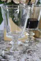 La Rochere Napoleon Bee Stemmed Wine Glass Set of 6 – Vintage Wine Glasses – La Rochere Bee Glassware Sets (12 oz)