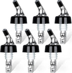 Liquor Bottle Pourers Set of 6 Wine Pourers 1oz Measured Liquor Pourers liquor Dispenser Bartender Pourer for Alcohol Tequila Cocktail Whiskey Home bar