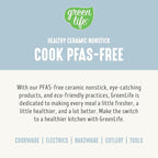 GreenLife Rice Cooker with Removable PFAS-Free Ceramic Nonstick Pot, 3-Cups Uncooked/6-Cups Cooked, Grains & Oatmeal Multicooker, Compact One-Switch Design, Auto Keep Warm, Easy Clean, Blue Haze