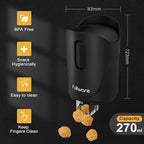 Nuts Dispenser 9 oz Keep Fingers Clean Snack Dispenser for Peanuts under 0.7", Cashew kernels, M&M