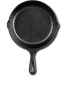 Lodge Seasoned Cast Iron Skillet - PFAS-Free, Non-Toxic Cookware - Use with an Oven, Stove, Grill, or Campfire - Naturally Non-Stick & Oven Safe - 6.5 Inches