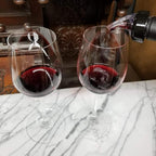 Measured Pourer - Liquor Bottle Pourers - Collared - (3pk) Made 100% In The USA. Bar Spouts That Don't Leak - No Cracks, Just A Perfect Cocktail Pour Everytime. Great for Wine Too! (1.5oz)