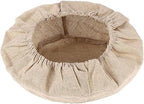 Proofing Bread Basket Cloth, Reusable Breathable Liner Flax Banneton Proofing Bread, Round Cloth Baking supplies Bread Proofing Baskets,Baking Tools and Accessories (9 inch)