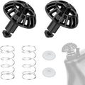 Coffee Replacement Brew Basket Spring Loaded Stopper Kits for Cuisinart Coffee Makers, Coffee Machine Accessory Compatible with Cuisinart DCC-1200, DCC-1200BCH, DCC-1200BW Brew Basket, 2 Pack