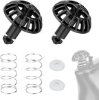 Coffee Replacement Brew Basket Spring Loaded Stopper Kits for Cuisinart Coffee Makers, Coffee Machine Accessory Compatible with Cuisinart DCC-1200, DCC-1200BCH, DCC-1200BW Brew Basket, 2 Pack