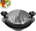 XL Chicken Shredder, Large Pro Meat Shredder Tool Twist with Ergonomic Handle, Strong Non-Slip Base, Dishwasher Safe, Kitchen Chicken Grinder for Ground Food, Vegetables, Black