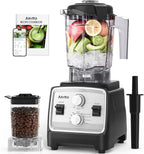 Aeitto Blenders for Kitchen with 1800W Motor, 68Oz. Large Capacity, 2-in-1 Blender & Grinder Combo, BPA-Free Countertop Professional Blender for Smoothies, Ice Crush, Frozen Drinks, Silver