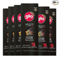 GILA Café Mexico Aluminum Coffee Capsules – Dark Roast Espresso Pods Compatible with Nespresso Original Machines – 100% Mexican Arabica Coffee, Chocolate & Nut Flavor Notes, 60 Count