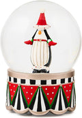 MACKENZIE-CHILDS Patience Brewster Penguin Snow Globe, Christmas Penguin Decor