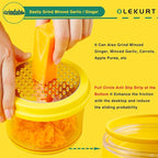 Corn Cob Stripper Tool, Corn Peeler for Corn on the Cob (Yellow)