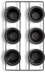 Mrs. Anderson's Baking 6-Cup Popover Pan, Carbon Steel with Non-Stick Coating, PFOA Free, 15.75 x 9 x 2.25-Inches
