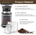 DBM-8GC Grind Chamber With Lid for Cuisinart Burr Coffee Grinder DBM-8P1, Removable Grind Chamber for Food Processor Replacement Parts