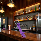 Purple Bottle Opener Keychain Aluminum Can Beer Opener Mini Aluminum Keychain Bottle Opener Beer Opener Mini Key Ring Opener for Home Pub Lover Corkscrews Bar and Wine Tools