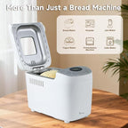 Davivy Bread Maker Machine with 2 Dough Kneading Paddles,15-in-1 Automatic Large Capacity Bread Machine Nonstick Bowl For Bread, Jam& Yogurt, 3 Loaf Sizes and 3 Crust Settings