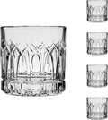 Ocean by Anchor Hocking Traze Past Rocks Glasses (4-Pieces), 12-ounce, Dishwasher Safe