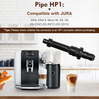 Milk System Replacement Parts for Jura,With HP3 adapter & HP1 adapter Compatible with Jura Coffee Machine Models:Z8/Z6/Z10/J6/J8/S8/S80/E8/E8 Chrome/X8/X10/GIGA 10,WE8, ENA 8, Micro 90, E6, D6,etc