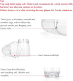 KOXIN-KARLU Hammered 15-ounce and 26-ounce Plastic Tumbler Acrylic Glasses, set of 8 Clear